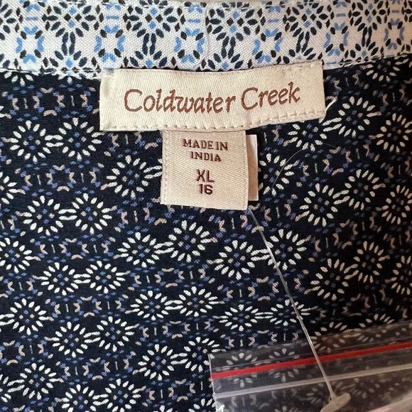 COLDWATER CREEK Tunic XL  16 *NWT* - Picture 10 of 10